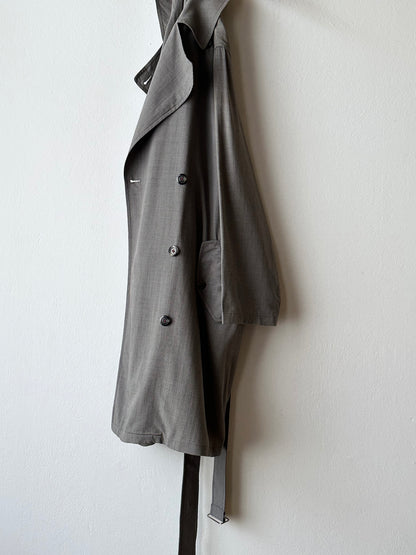 1991' Katharine Hamnett lana rayon trench jacket