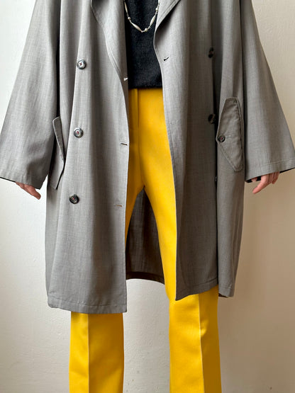 1991' Katharine Hamnett lana rayon trench jacket