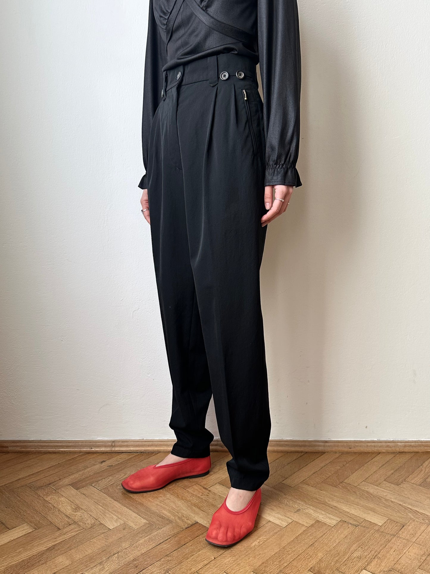 90s JIL SANDER+ wool trouser W26