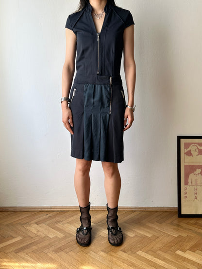 SPORTMAX CODE nylon silk jumper dress