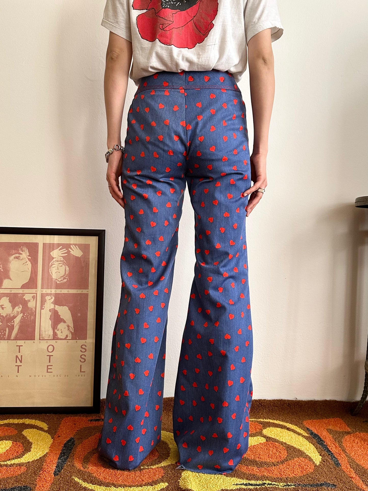 70s heart trouser W25