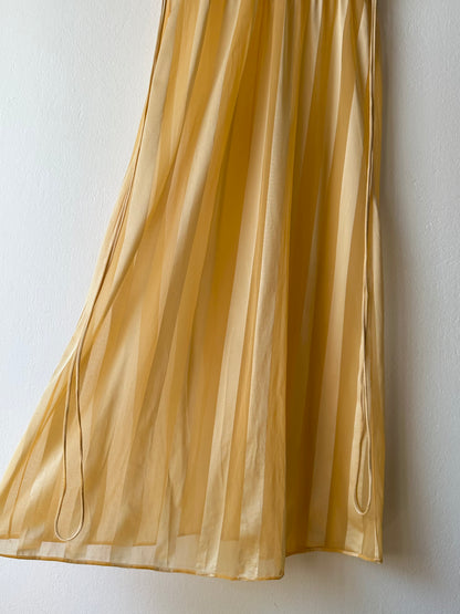 80s France beach parasol dress
