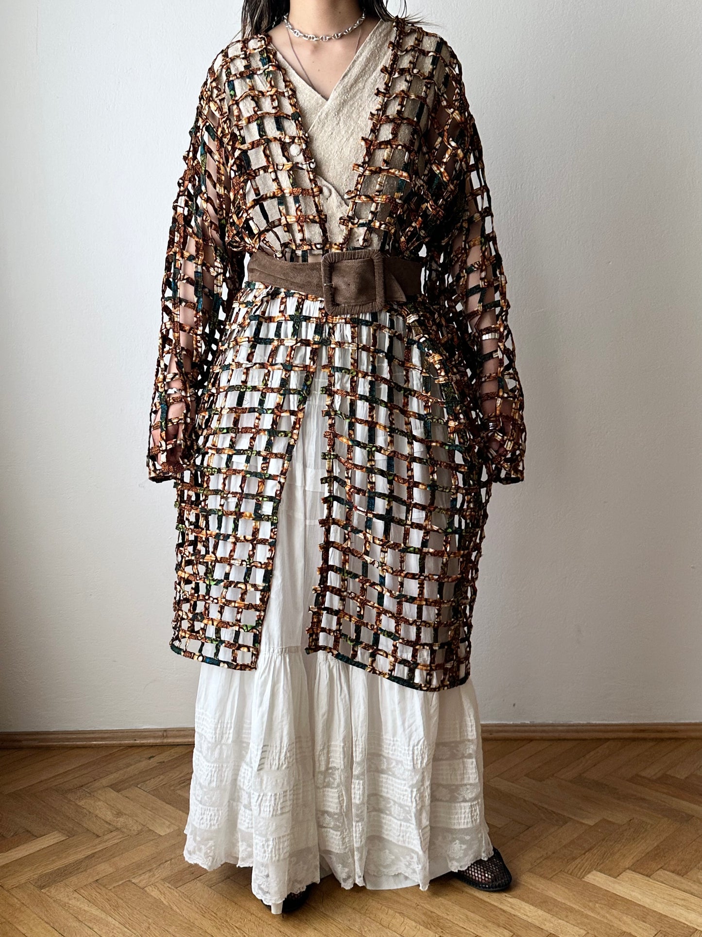Super handmade batik mesh jacket