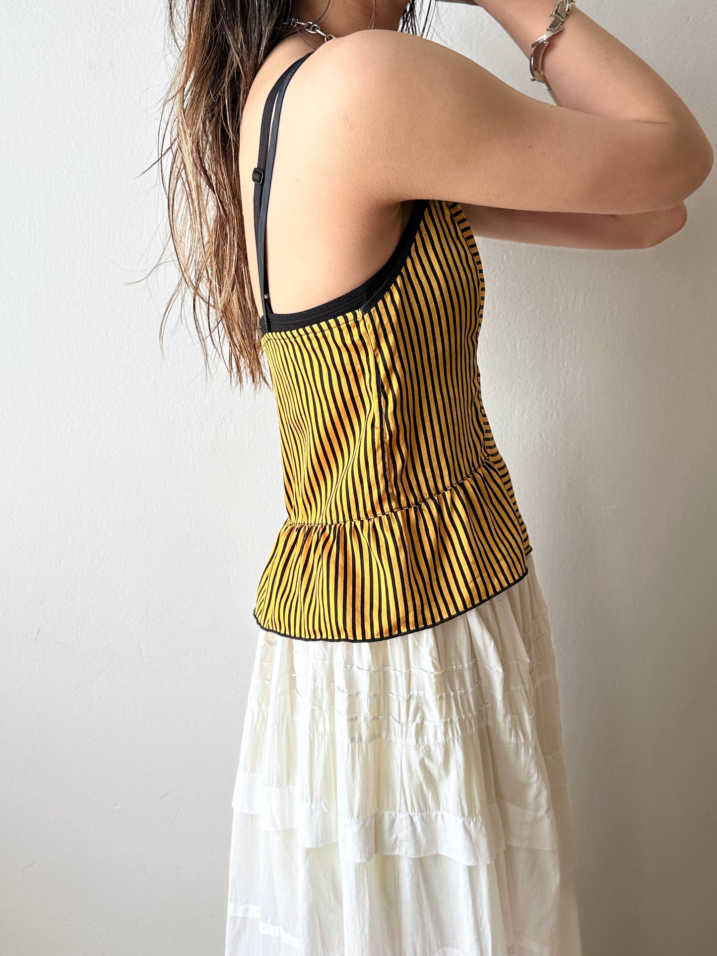 80s silk camisole made in France