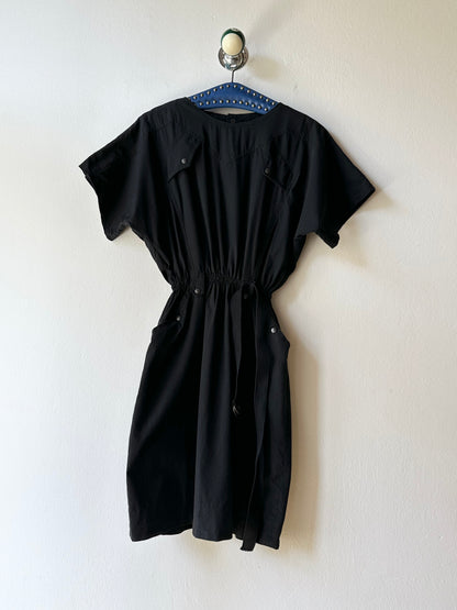 80s France black combinaison