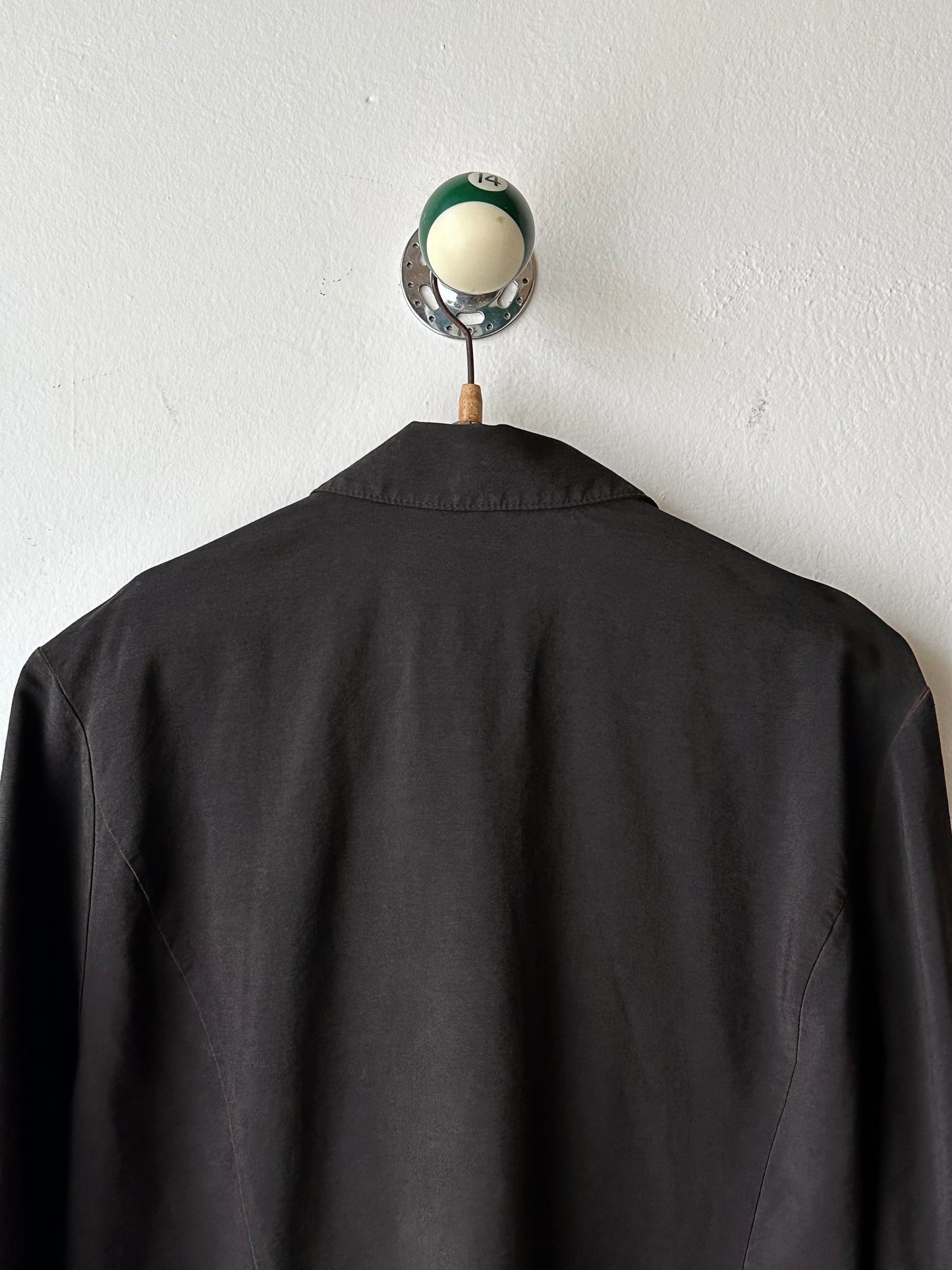dyed double buttons blouse