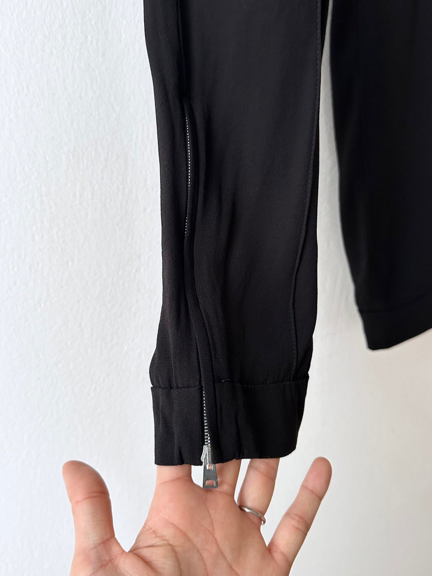 MARNI black rayon easy pants
