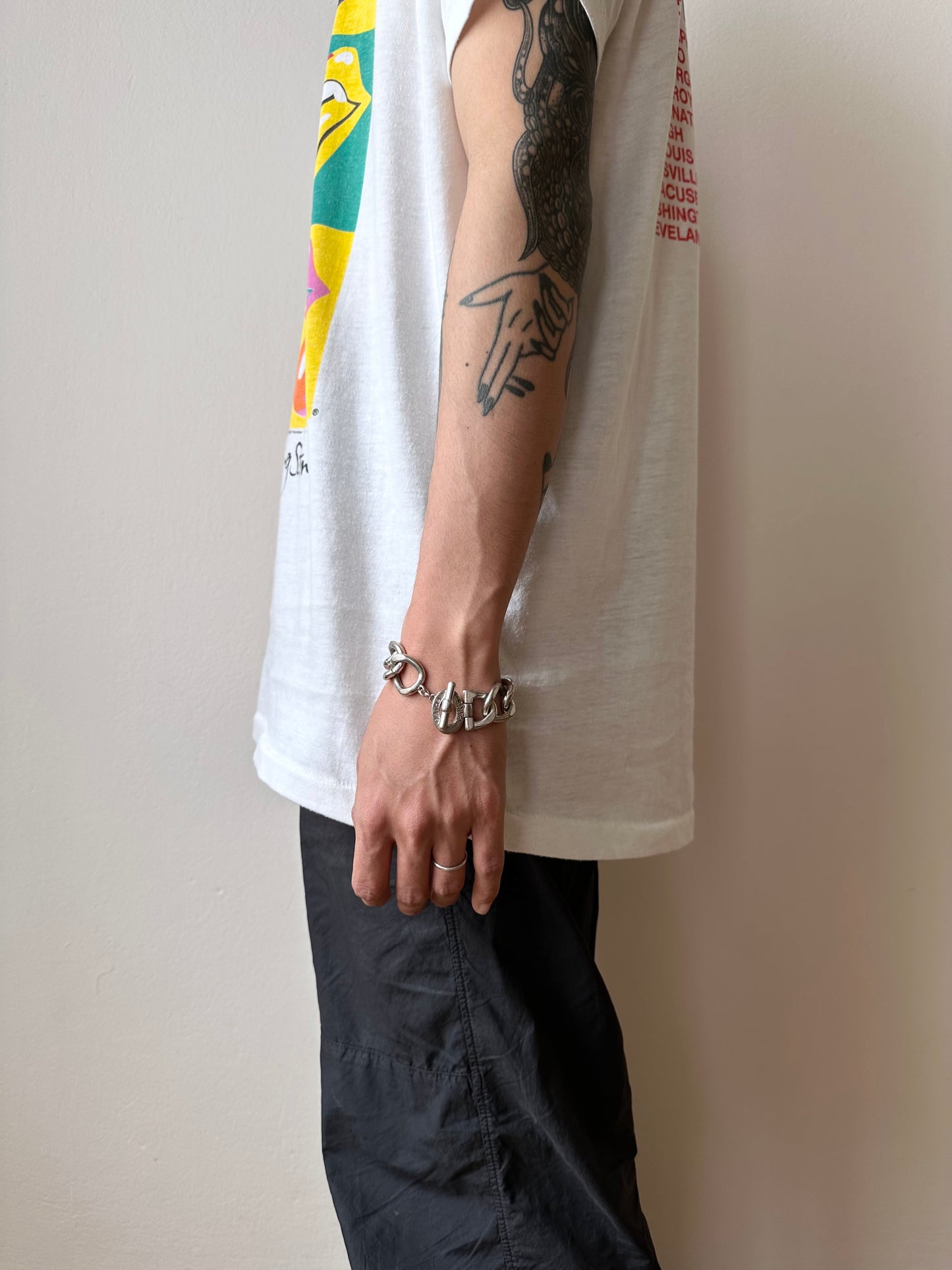 Agatha Paris metal curb chain bracelet