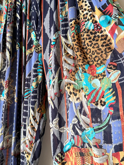 KENZO jungle rayon pants