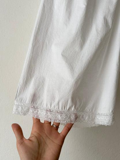 Antique cotton drawers