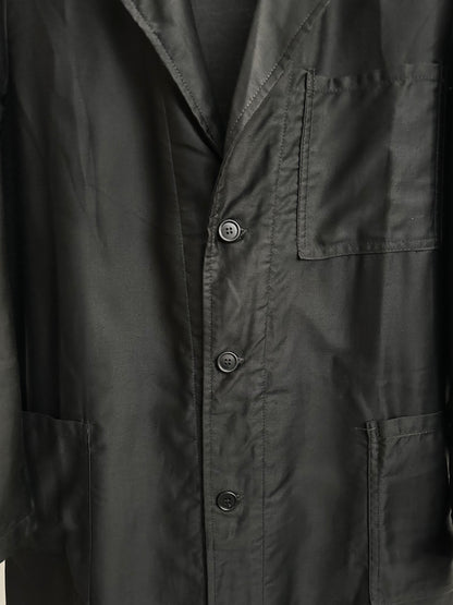 60s deadstock cotton satin work jacket