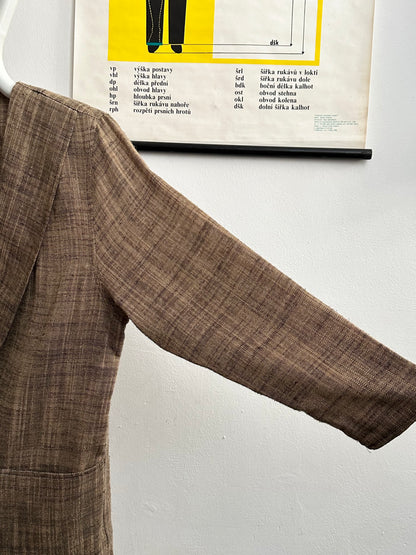 90s linen blend jacket