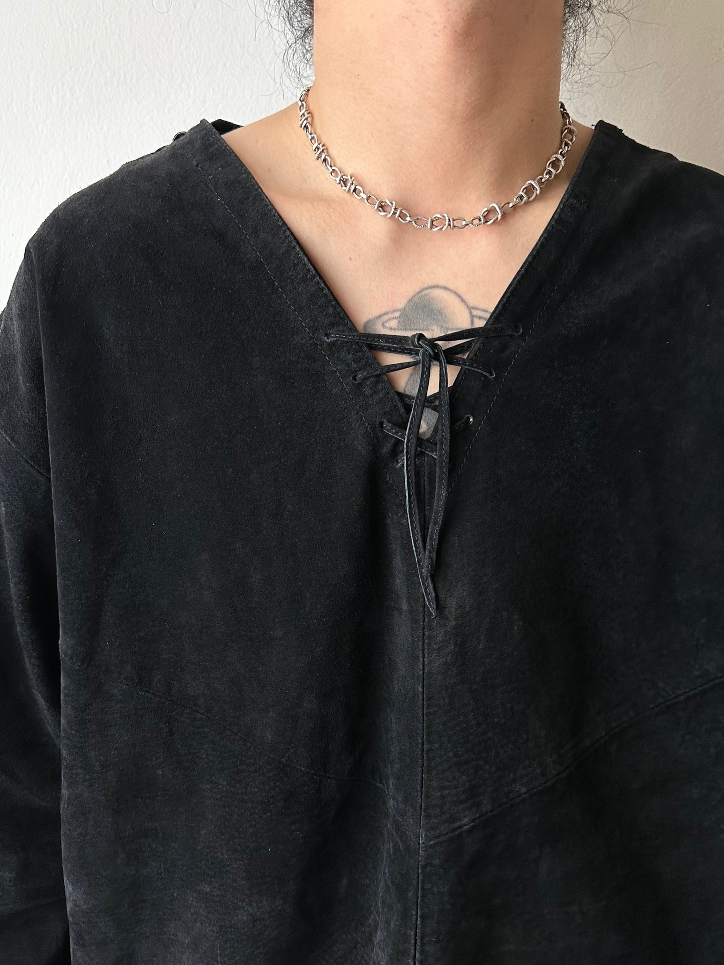 Italy 925 rope knot necklace