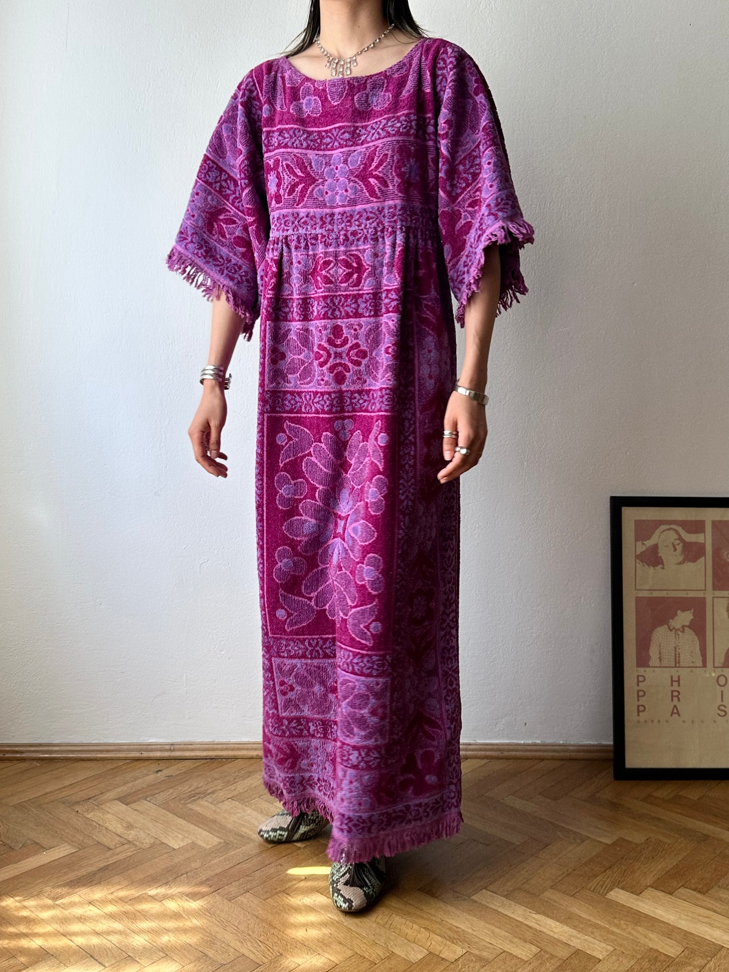 London towel dress ca. late 1970s