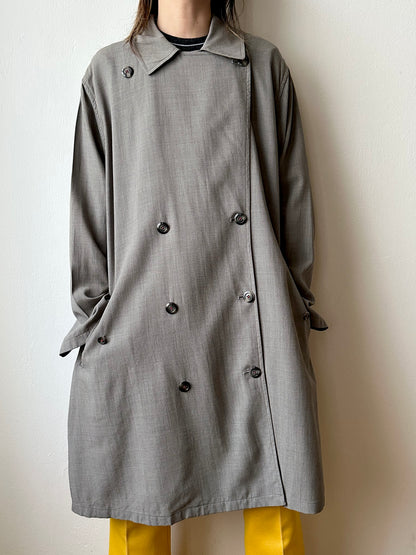 1991' Katharine Hamnett lana rayon trench jacket