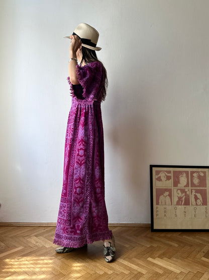 London towel dress ca. late 1970s