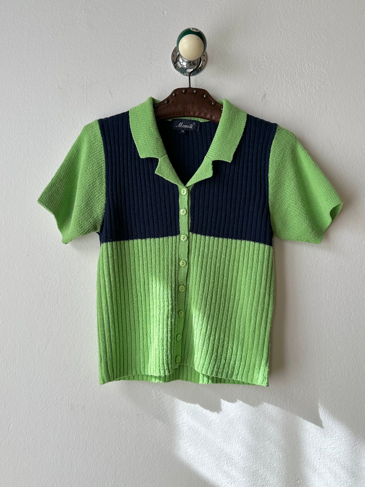 90s acryl knit polo