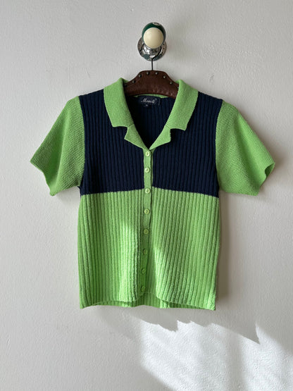 90s acryl knit polo
