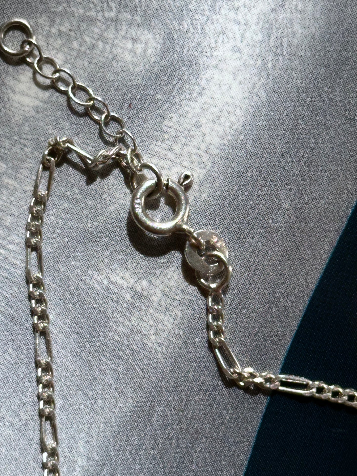 925 silver anklets - heart