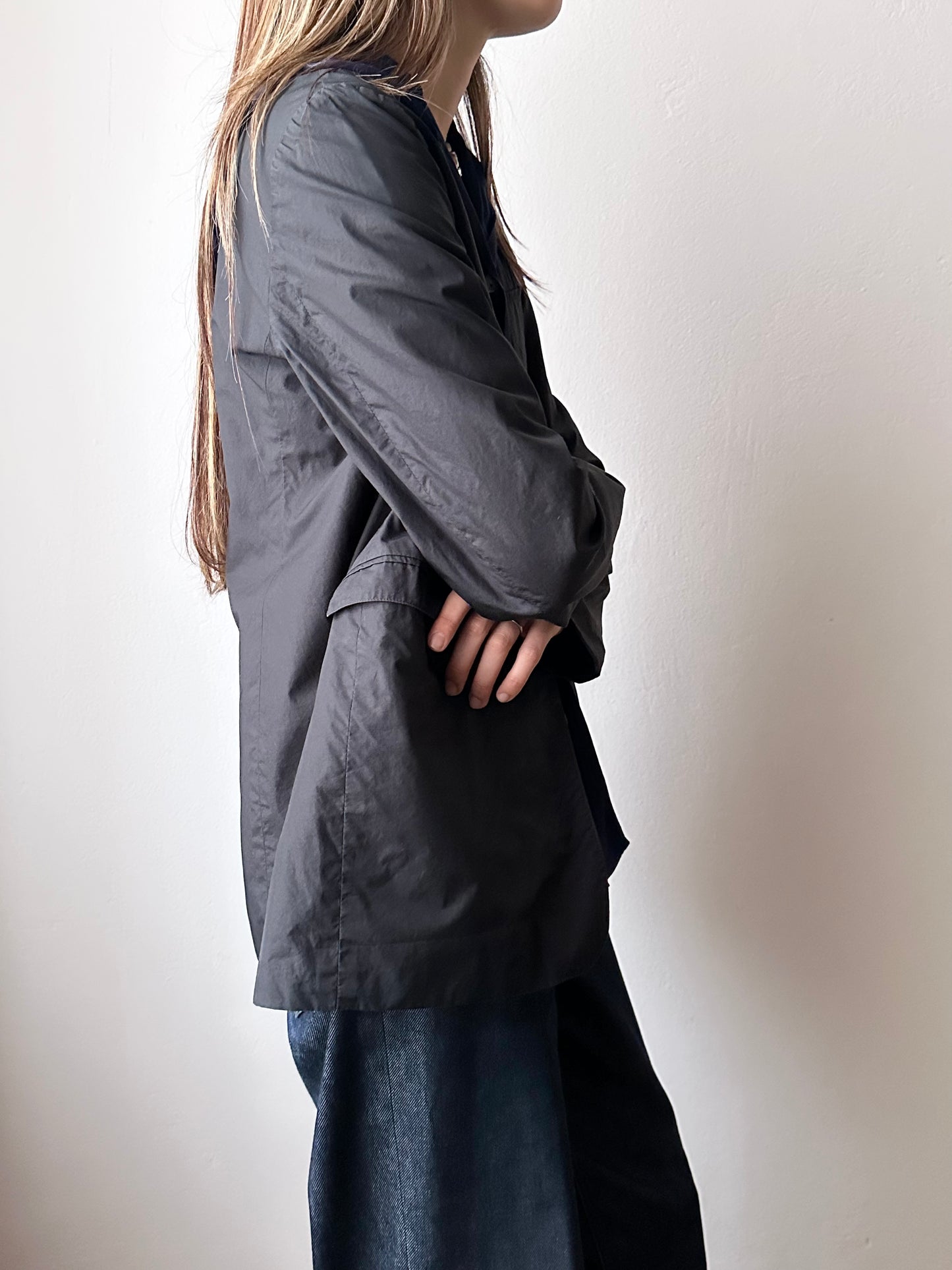 JIL SANDER minimal black jacket