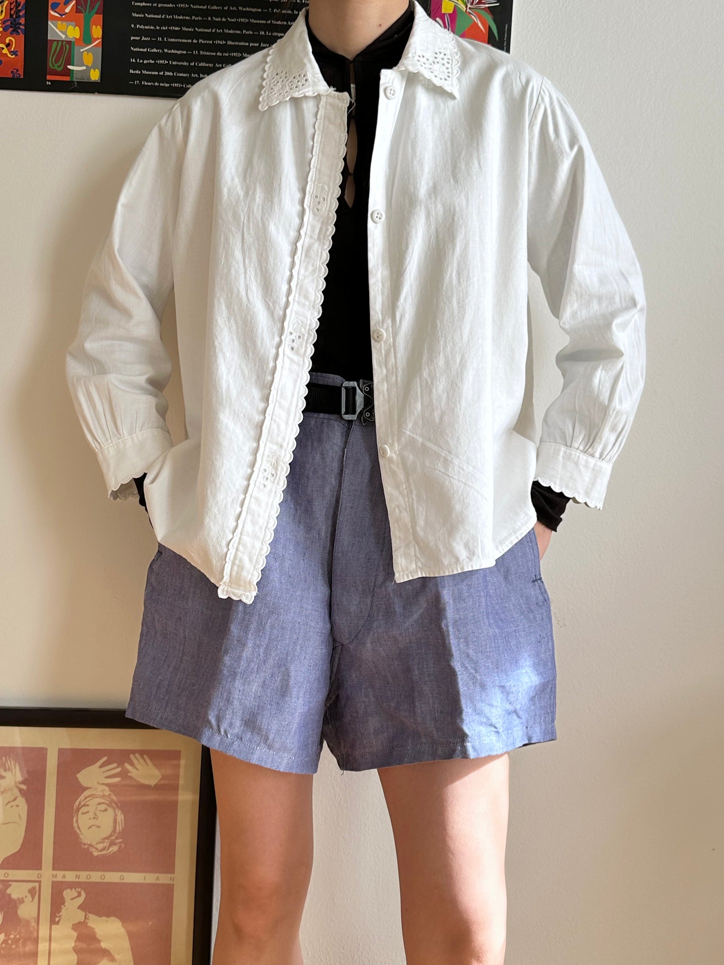 circa 20s antique cotton blouse