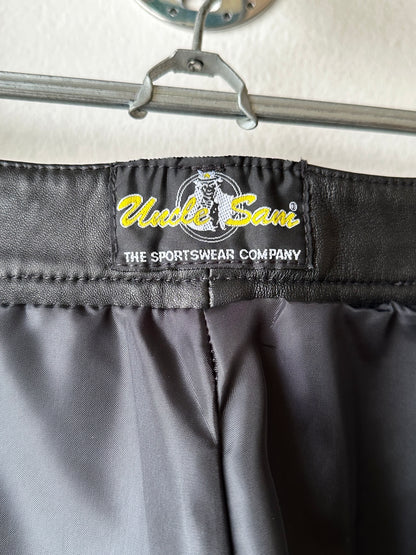 Uncle sam leather trouser W28