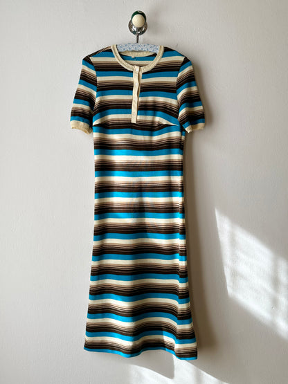 80s acryl knit dress