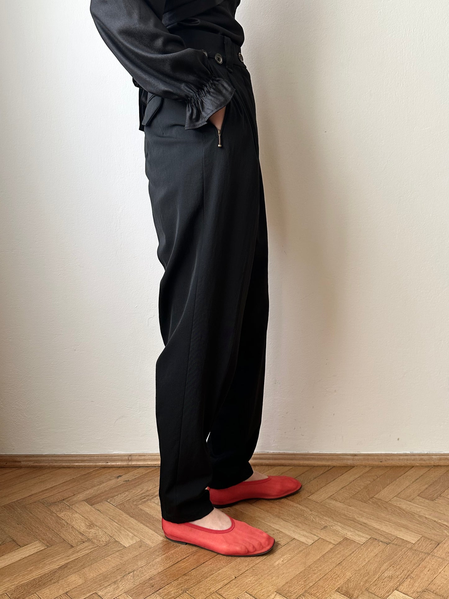 90s JIL SANDER+ wool trouser W26