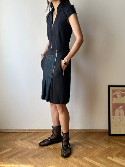 SPORTMAX CODE nylon silk jumper dress