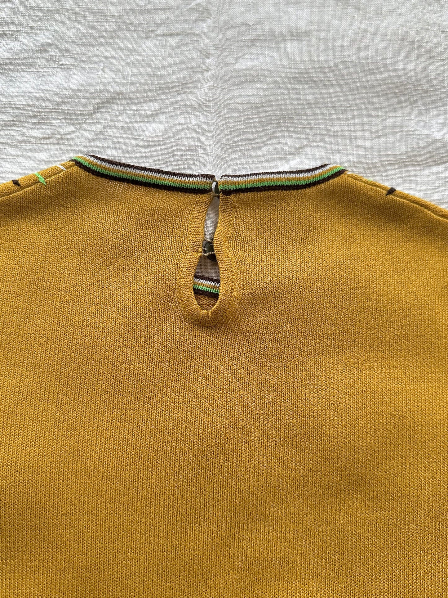 70s Italy golf knit top