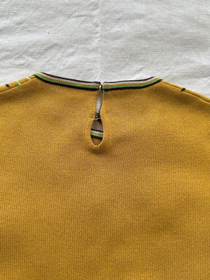 70s Italy golf knit top