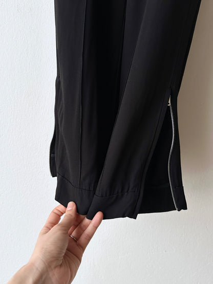 MARNI black rayon easy pants