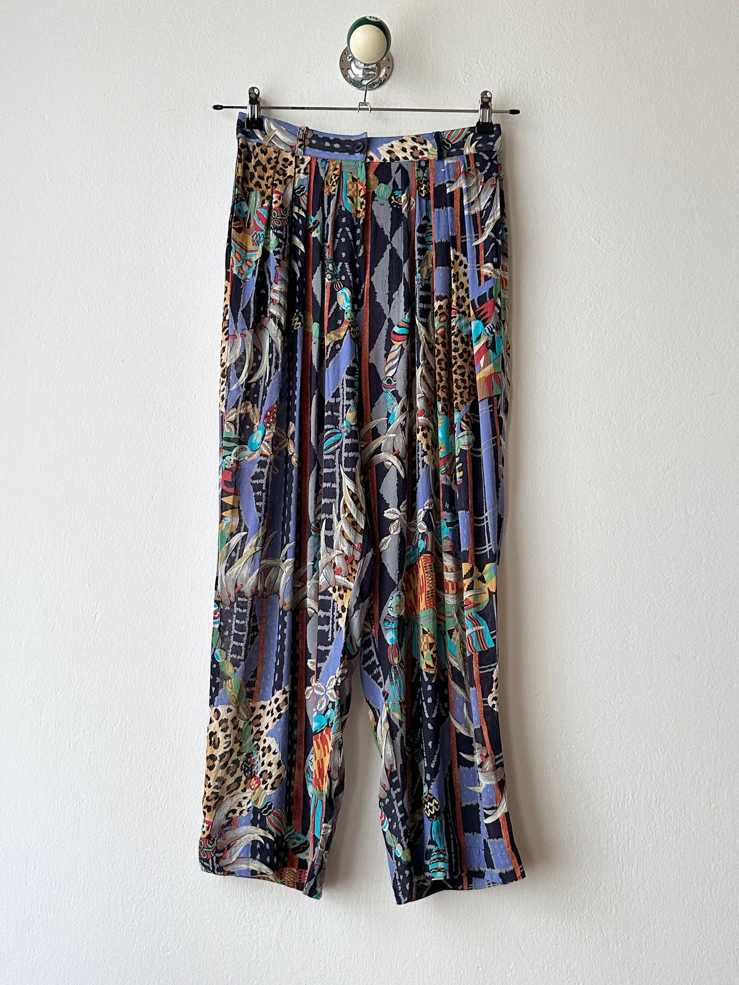 KENZO jungle rayon pants