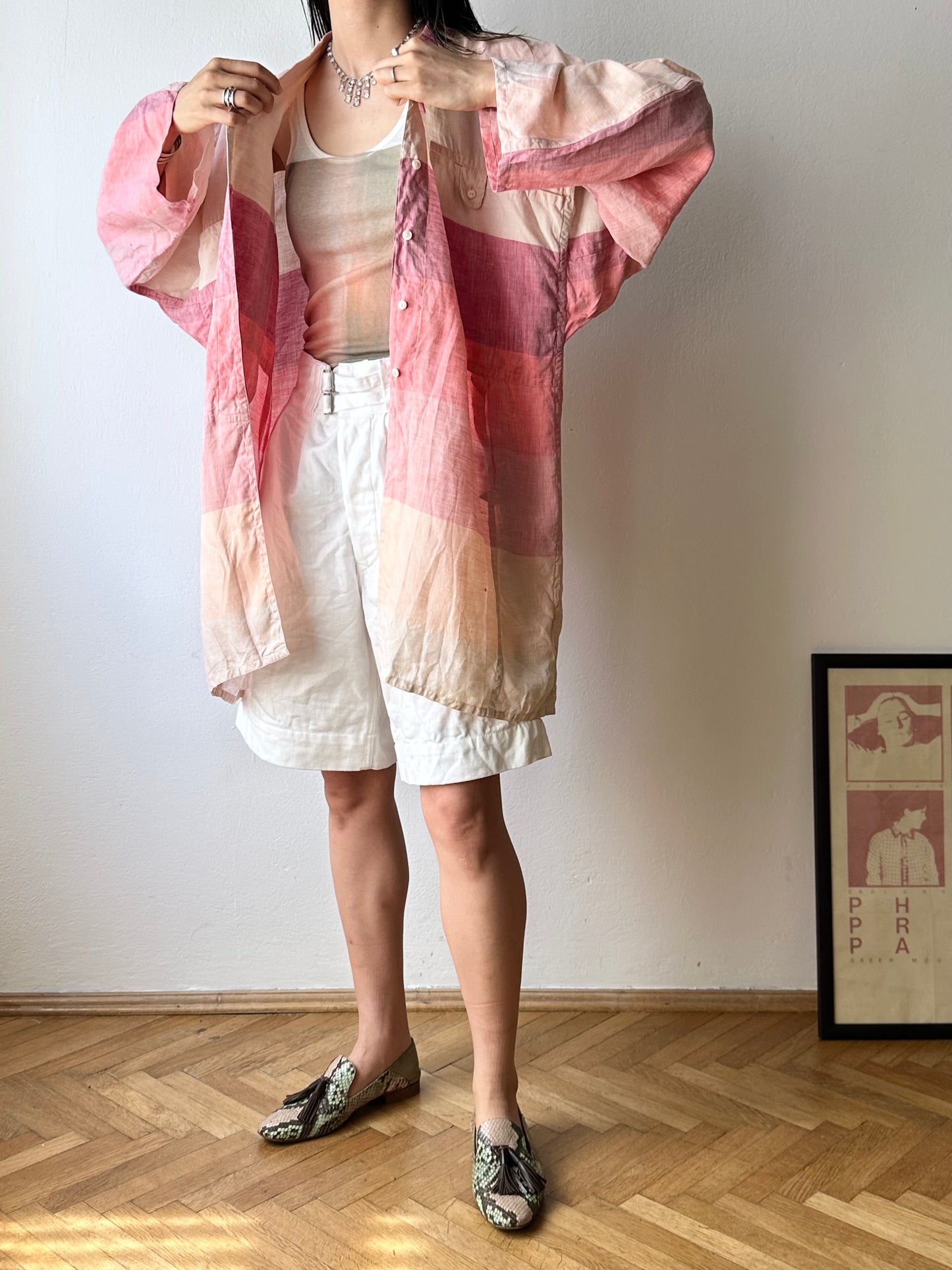 JIL SANDER linen over shirt