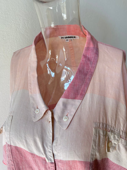 JIL SANDER linen over shirt