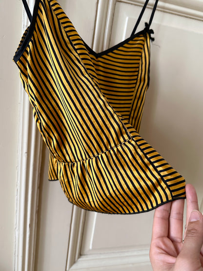 80s silk camisole made in France