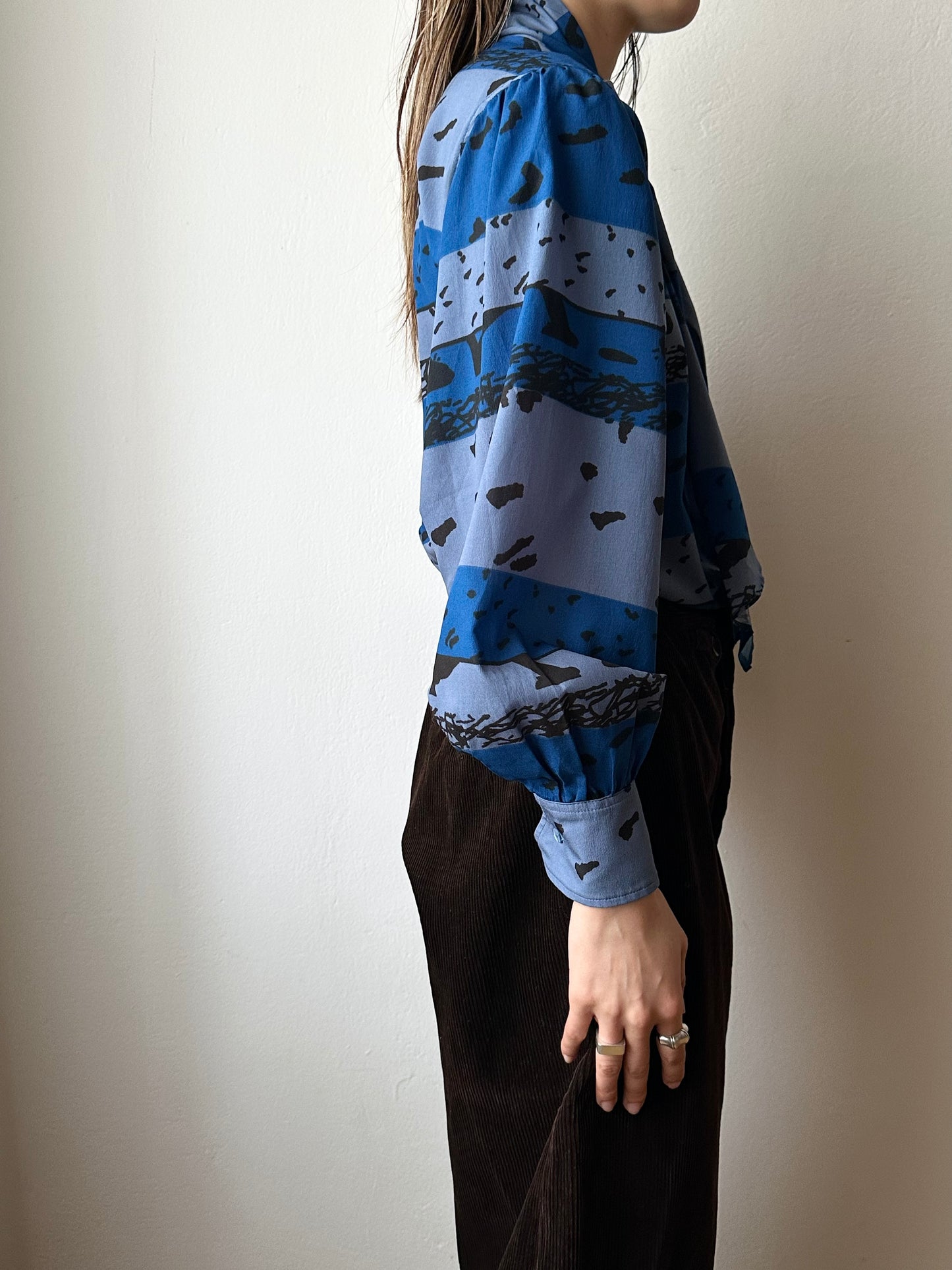 Peterpan tie blouse made in France