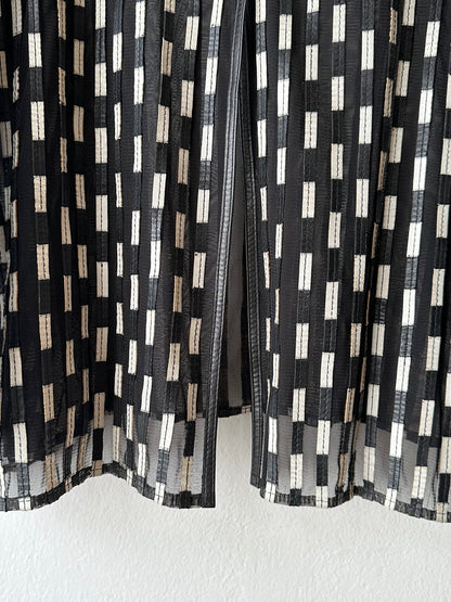 Othello leather mesh jacket