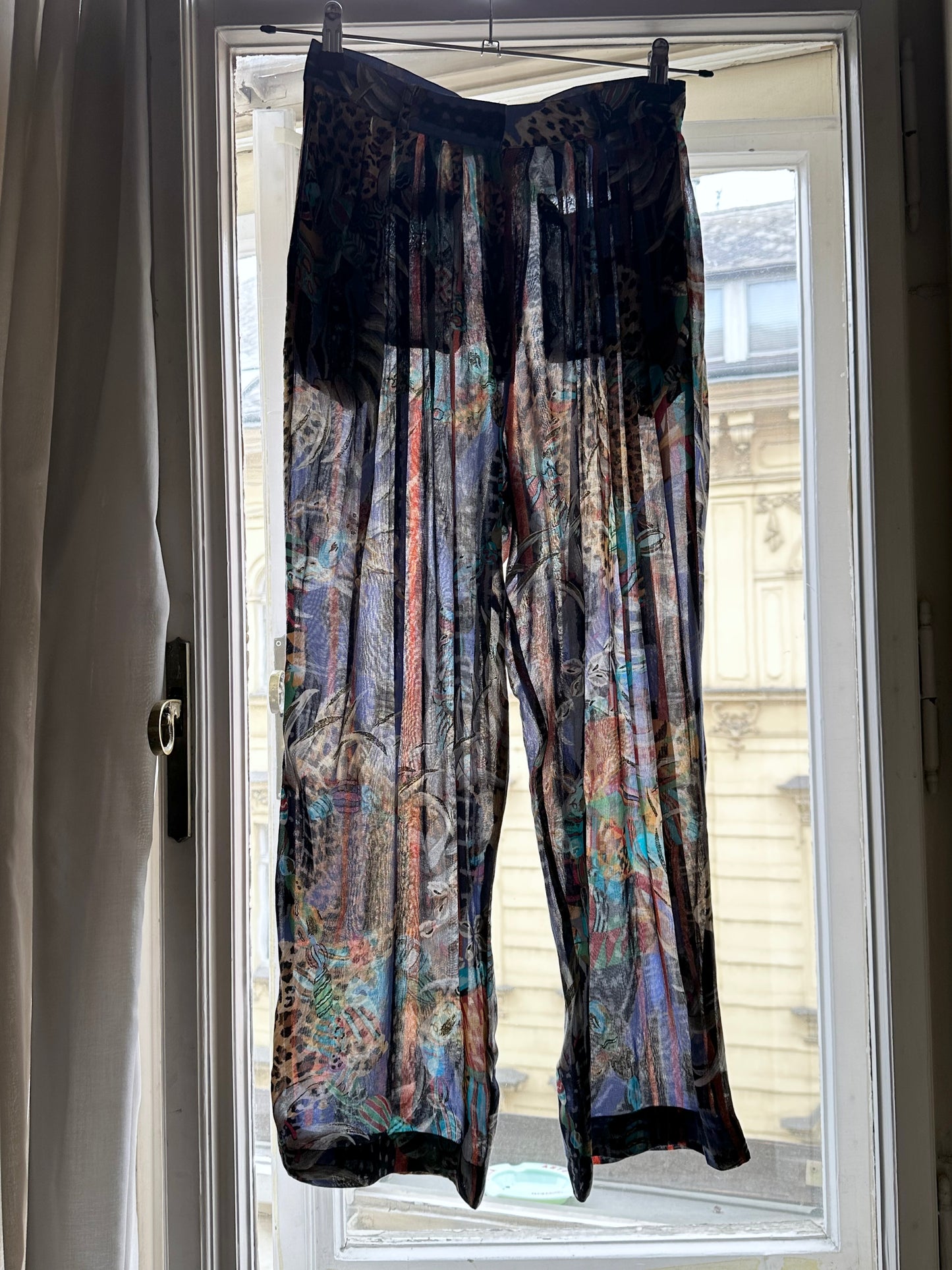 KENZO jungle rayon pants