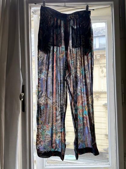 KENZO jungle rayon pants