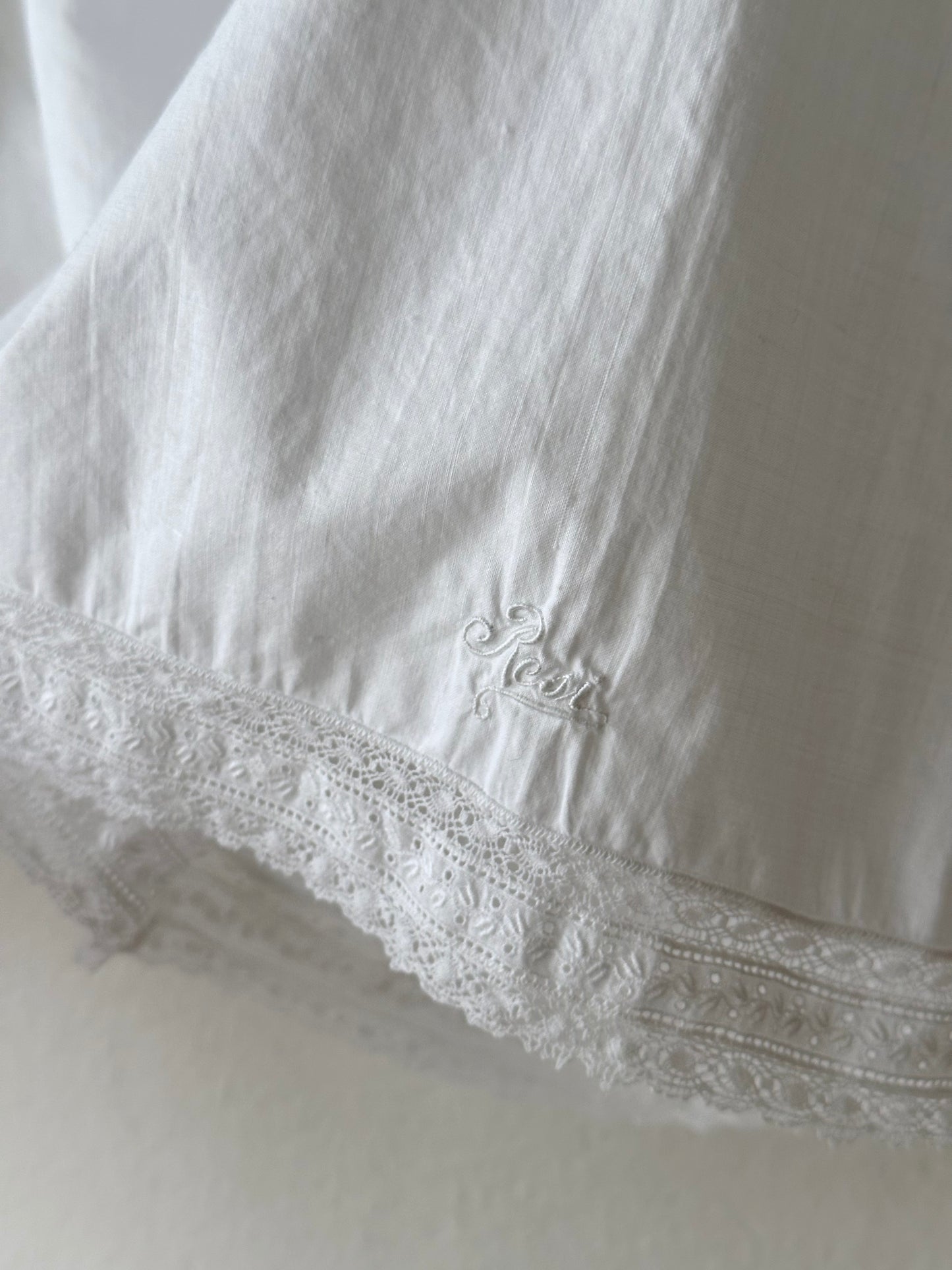 Antique cotton drawers