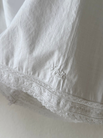 Antique cotton drawers