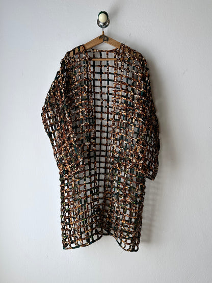 Super handmade batik mesh jacket