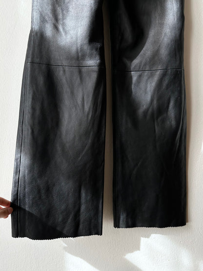 Uncle sam leather trouser W28