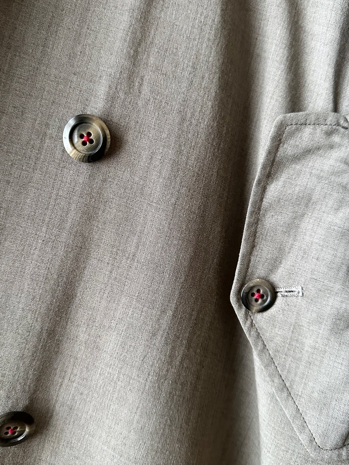1991' Katharine Hamnett lana rayon trench jacket