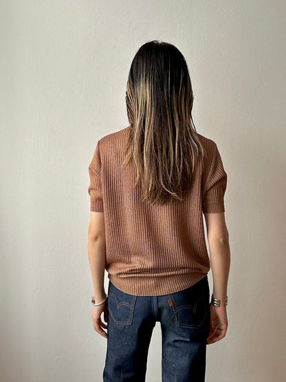 80s France mesh polo