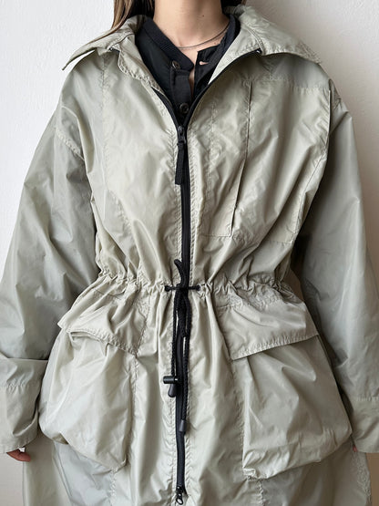 Nylon packable ice gray
