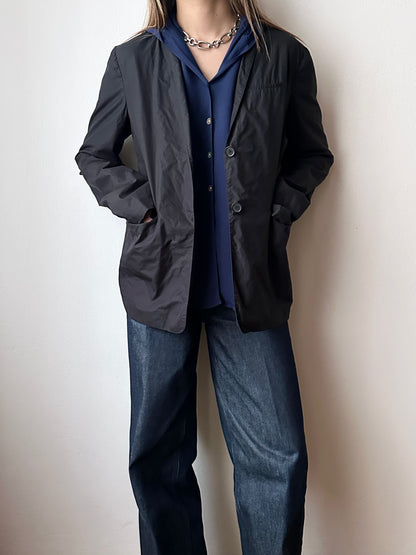 JIL SANDER minimal black jacket