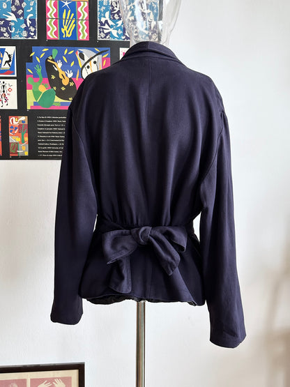 Noelle Roudine Paris cache-coeur navy jacket