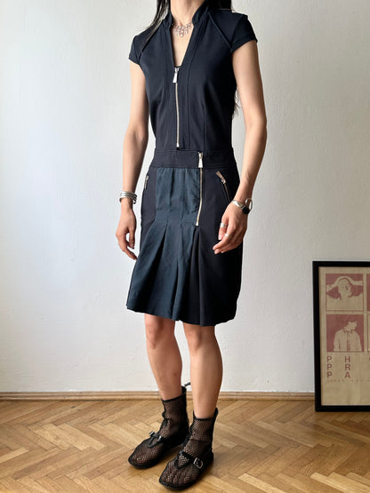 SPORTMAX CODE nylon silk jumper dress